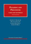 Hazard Pleading and Procedure, Cases and Materials